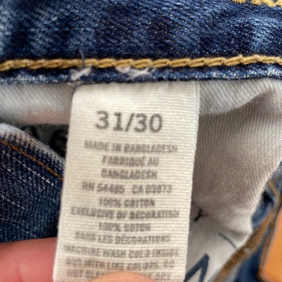 AMERICAN EAGLE OUTFITTERS Men's Original Boot Denim Jeans Size 31x30 In Blue - Picture 5 of 10